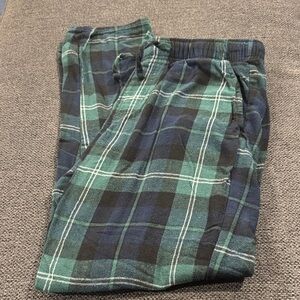Old Navy Green & Navy Plaid Lounge Pants